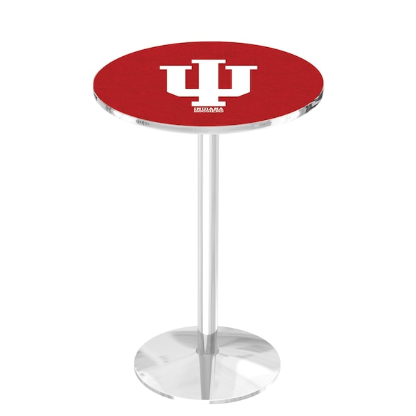 42" Chrome Indiana Pub Table